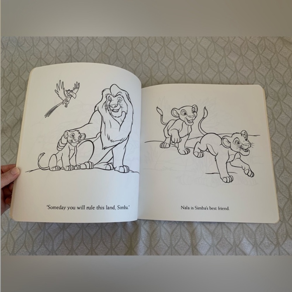 Disney 1997 Story Time Coloring Book The Lion King - Picture 4 of 7